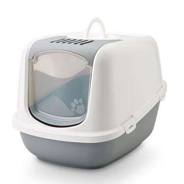 Savic Nestor Jumbo Cat Toilet Home - Pink/Red